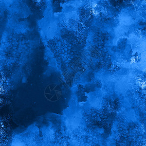 扫描水彩蓝色染物字母背景图片