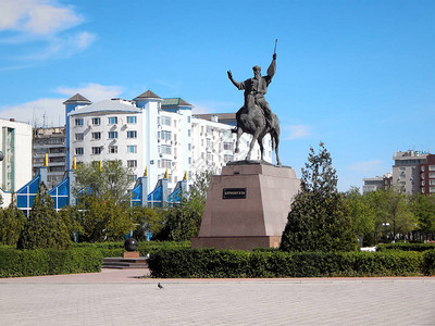 哈萨克斯坦Aktau市Yntymak广场Kurmang图片