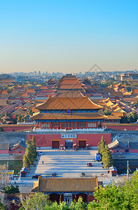 北京的早晨紫禁城图片