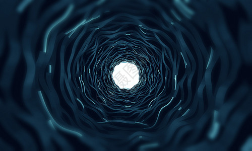 3d抽象隧道图片