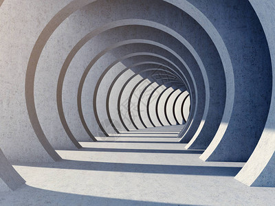 现代混凝土隧道的建筑设计3图片
