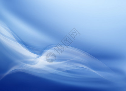 与蓝色波浪的抽象现代背景背景图片