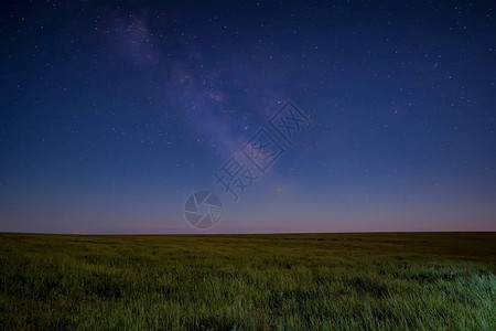 夜色风景天空充满星和可见图片