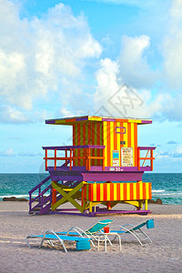 美国佛罗里达州迈阿密海滩著名的热带旅游地点图片