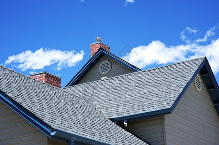 屋顶房屋顶工程云蓝天空图片