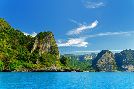 美丽的热带地貌泰国克图片