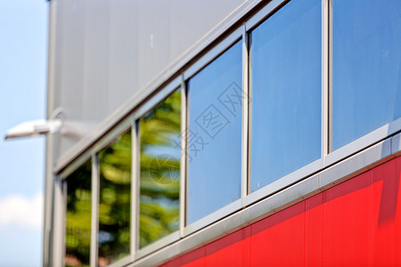 阿鲁邦德铝外墙和铝板的细节背景