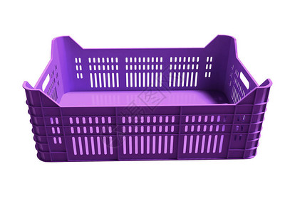 现代紫色水果盒出售3D在白色图片