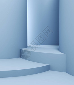 代表产品抽象几何形状蓝色3背景图片