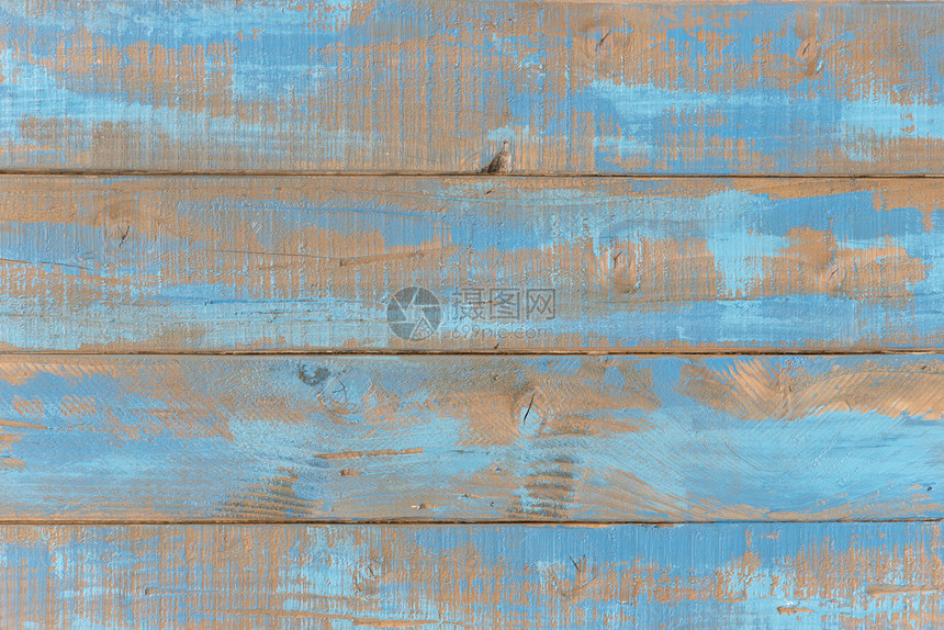作为背景图片的旧风化蓝色木架子图片
