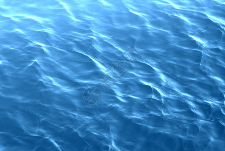 蓝水表面图片