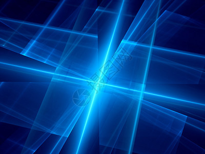 空间的蓝光线计算机生成的抽象背景图片