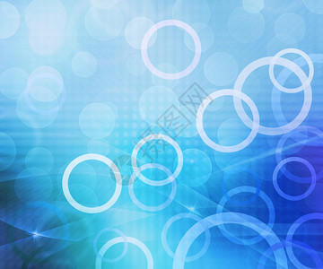 圆圈蓝色抽象背景图片