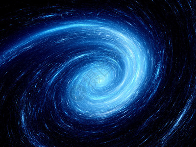 空间的螺旋星系计算机图片