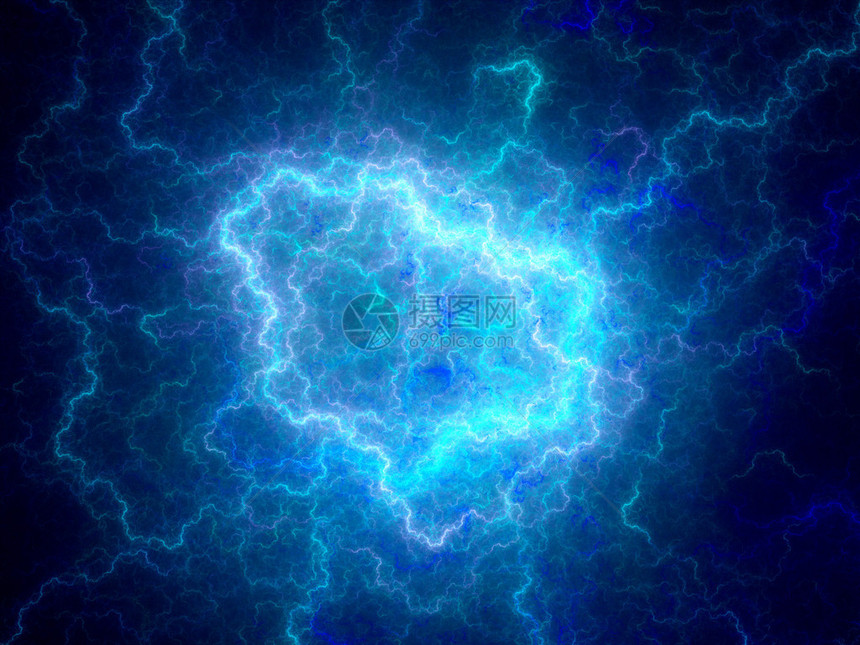 空间中高能量等离子体计算机图片