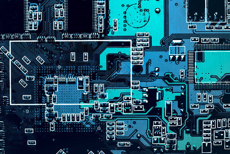 蓝色电子计算机硬件技术图片