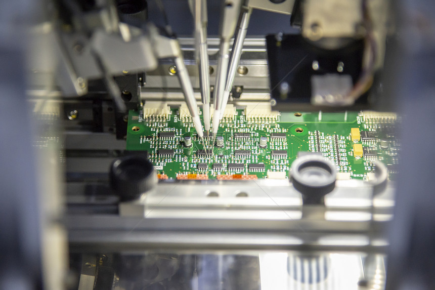 制造微芯片的电子板生产图片