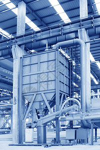 钢铁生产厂设施工业概念中图片