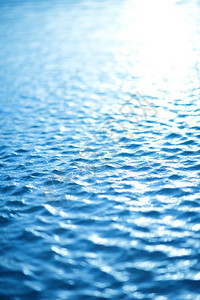 水浪背景蓝调水面垂直摄影图片