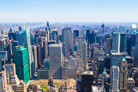 纽约帝国大厦曼哈顿的景象从图片
