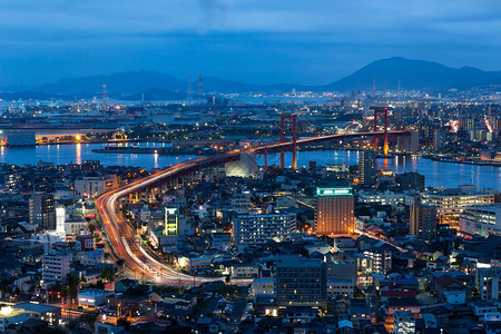 日本北九州市夜景图片