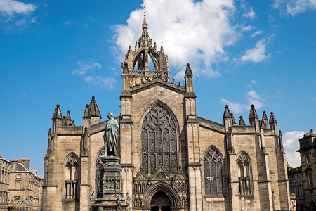 苏格兰爱丁堡的圣吉尔斯大教堂图片