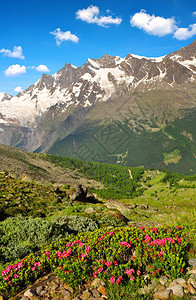 美丽的春山风景图片