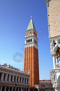 圣马可钟楼是意大利威尼斯圣马可大教堂的钟楼图片