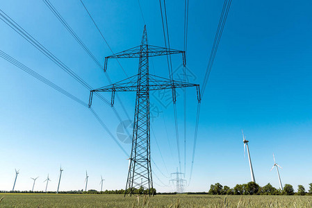 在德国看到的电塔和输电线路图片