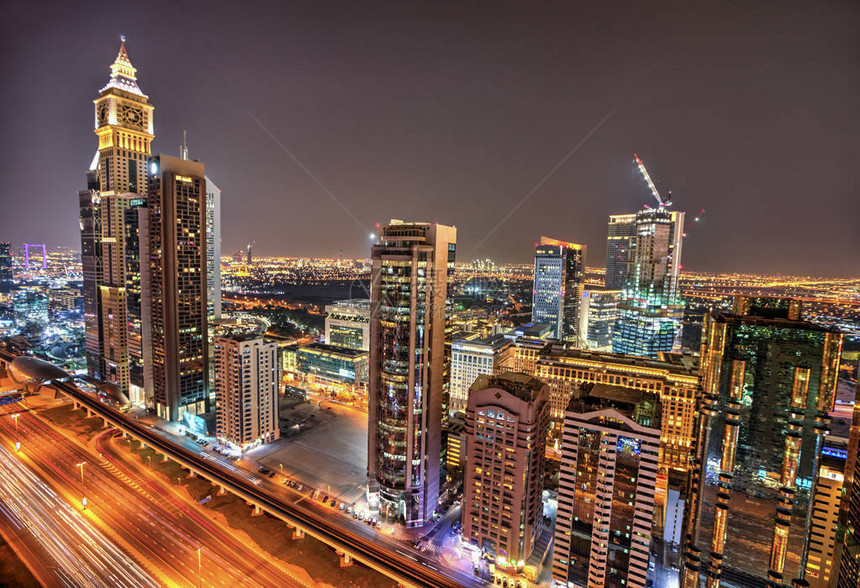 迪拜是超级现代化的阿联酋城市图片