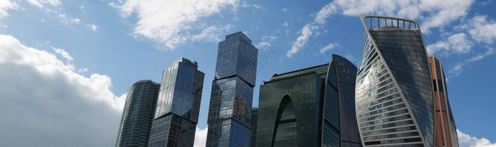 莫斯科国际商业中心摩天大楼的新天际线图片