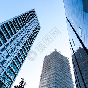 金融区的高楼玻璃商业大图片