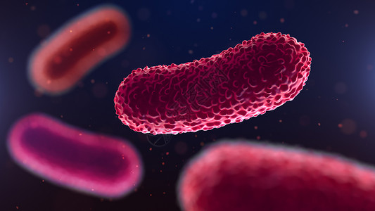 细菌的3d插图医学背景背景图片