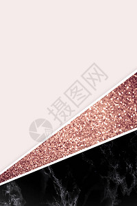 粉色闪光黑色大理石和浅粉背景图片