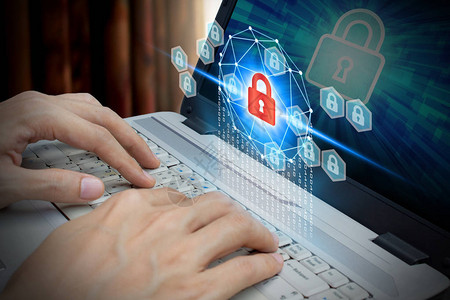 网络安全数据保护商业技术隐私概念图片
