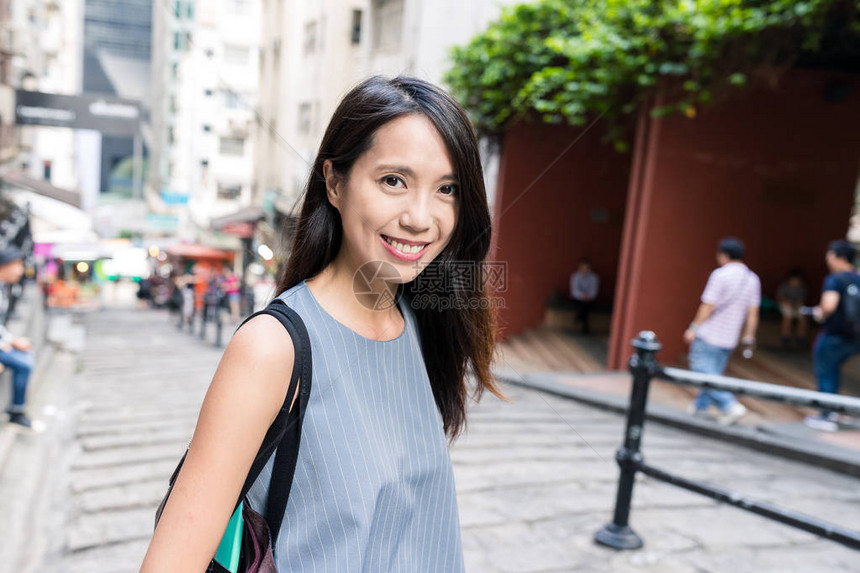 女人在香港旅行图片