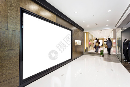 现代商店的走廊图片