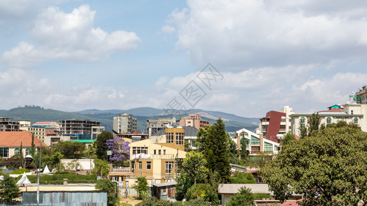 埃塞俄比亚首都亚的斯亚贝背景图片