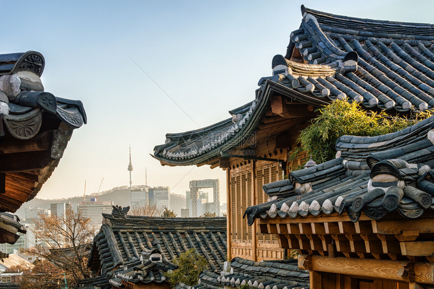 韩国首尔北村韩屋历史街区图片