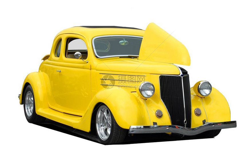 专门定制的黄色热电棒汽车图片
