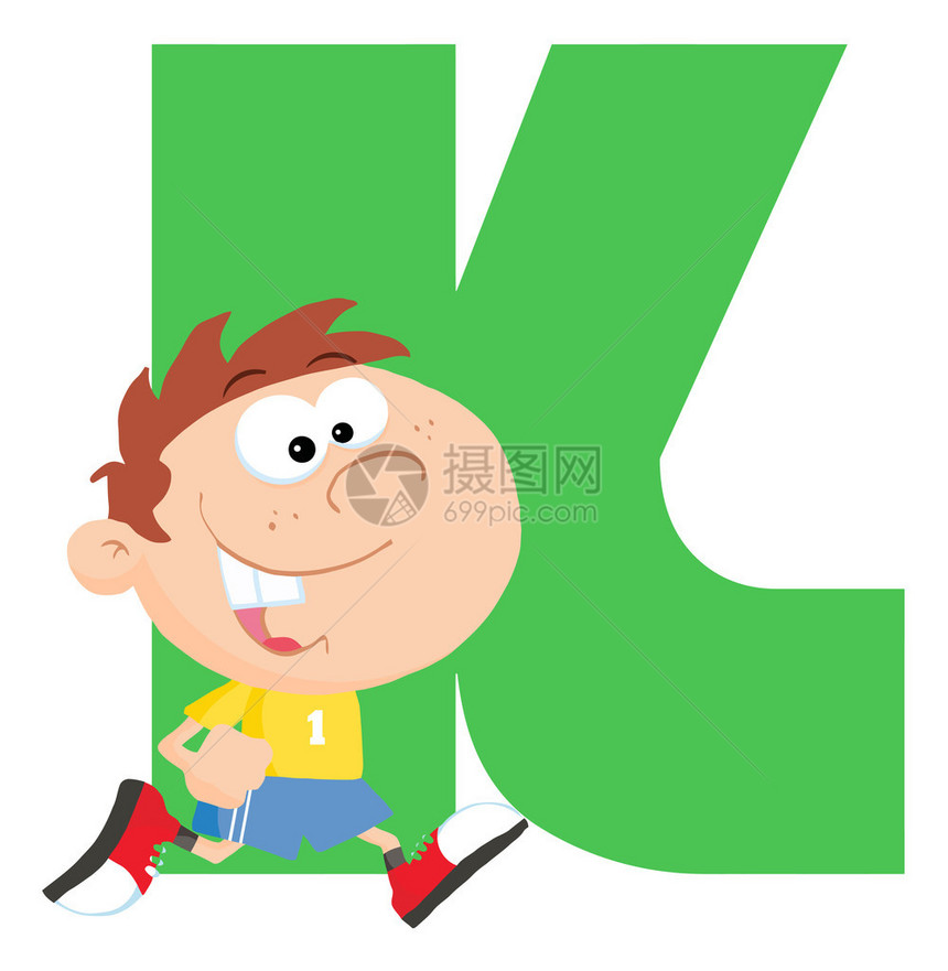 字母K带有Ki图片