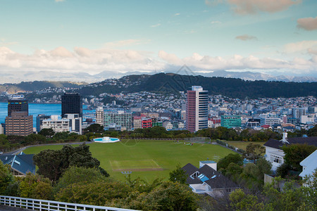 维多利亚山在新西兰惠灵图片