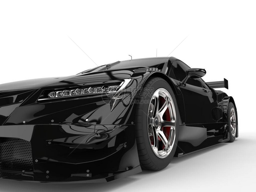 Jet黑色概念超级运动车图片