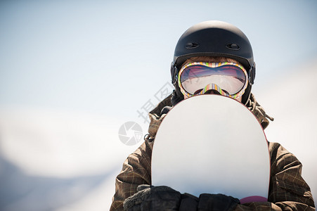 单板滑雪和单板滑雪者极限冬季图片