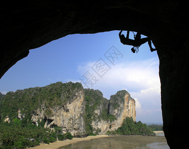 在泰国甲米攀登图片