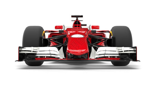 红色现代配制赛车设计图片
