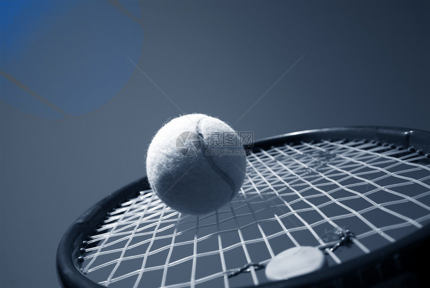 夏季网球网球比赛网球拍图片