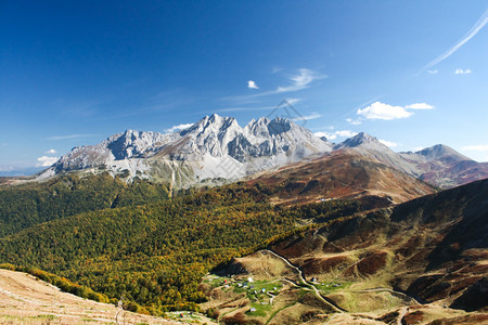 黑山的科莫维山景观图片