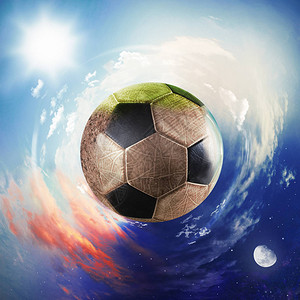 足球世界的全球观球作为一图片