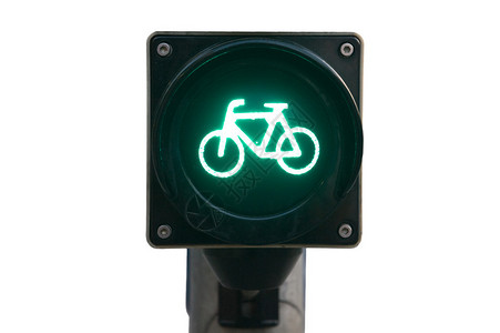 自行车的红绿灯图片